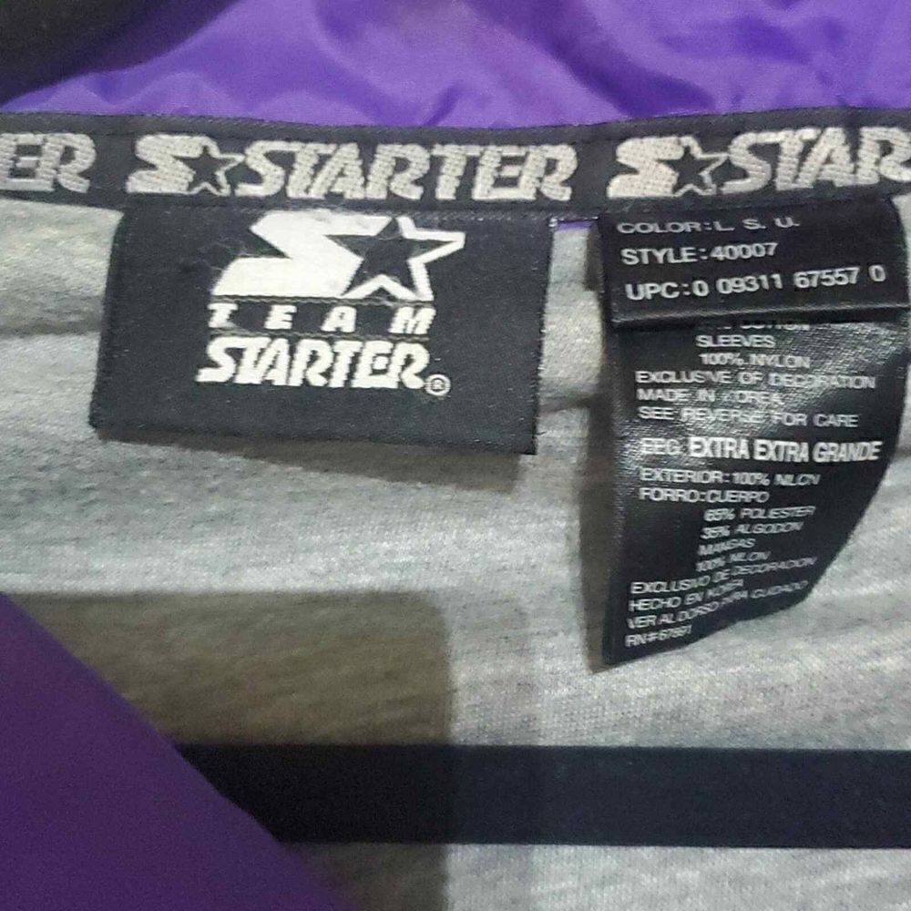 LSU Vintsge Starter Jacket - Size XXL - Picture 9 of 11